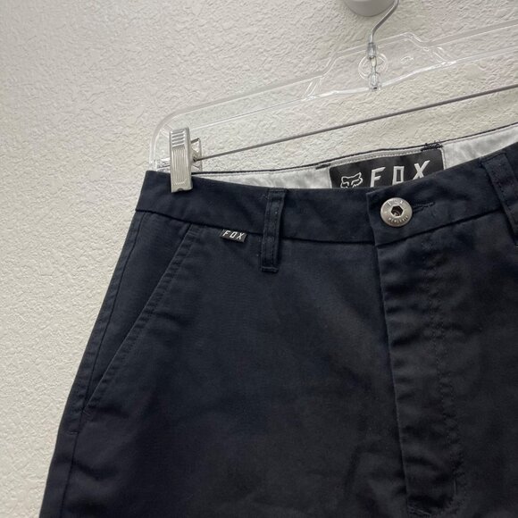 Fox Racing Black Chino Shorts with Pockets Mens size 28 - Picture 3 of 6